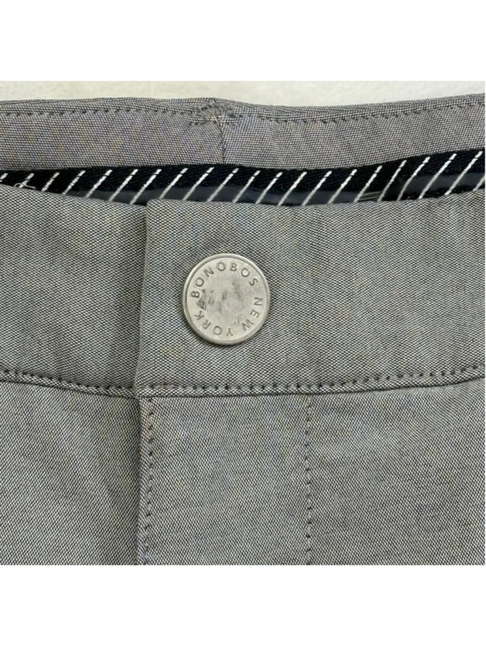 Men's Bonobos Golf Flat Front Shorts Waist 36 Gray